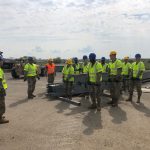 The 1st Inland Cargo Transfer Company (ICTC), 39th Transportation Battalion (MC) recently conducted a demonstration of the Rapidly Available Interface for trans-Loading (RAIL) at Coleman Worksite in Mannheim, Germany from May 3rd to 10th. The 1st ICTC validated their ability to transport, build, and employ the modular ramp system. The first two of these state of the art systems have been given to 1st ICTC for future training and employment throughout the theater. These operations ensure that the Soldiers whom would deploy these systems are able to do it in a fast and accurate manner, each repetition gets them closer to perfection.