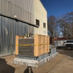 The new Rapidly Available Interface for trans-Loading, or RAIL, a modular ramp system prototype sponsored by U.S. Transportation Command, is shown here disassembled on a pallet but can be put together quickly by a small force of approximately 16 people. RAIL offers three configurations, allowing for massing of combat power at the point of need without the requirement of shipping it to a fixed railhead facility for offload and then onward movement. Two RAIL kits are being shipped for use in real-world operations at the request of the 21st Theater Sustainment Company of U.S. Army Europe and Africa, which asked that eight more kits be produced. (U.S. Army courtesy photo)